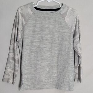 Old Navy Active Gray Long Sleeve Top